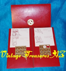 Image for Amway Vintage 1973 Stationery Kit Worlds Together Folding Note Collection UNUSED (32 Note Cards + Foil Seals Fold & Send Folding Cards Set) <b><span style='color:red'> USPS FIRST CLASS MAIL SHIPPING INCLUDED – DOMESTIC ORDERS ONLY!</span></b><span style='color:purple'>